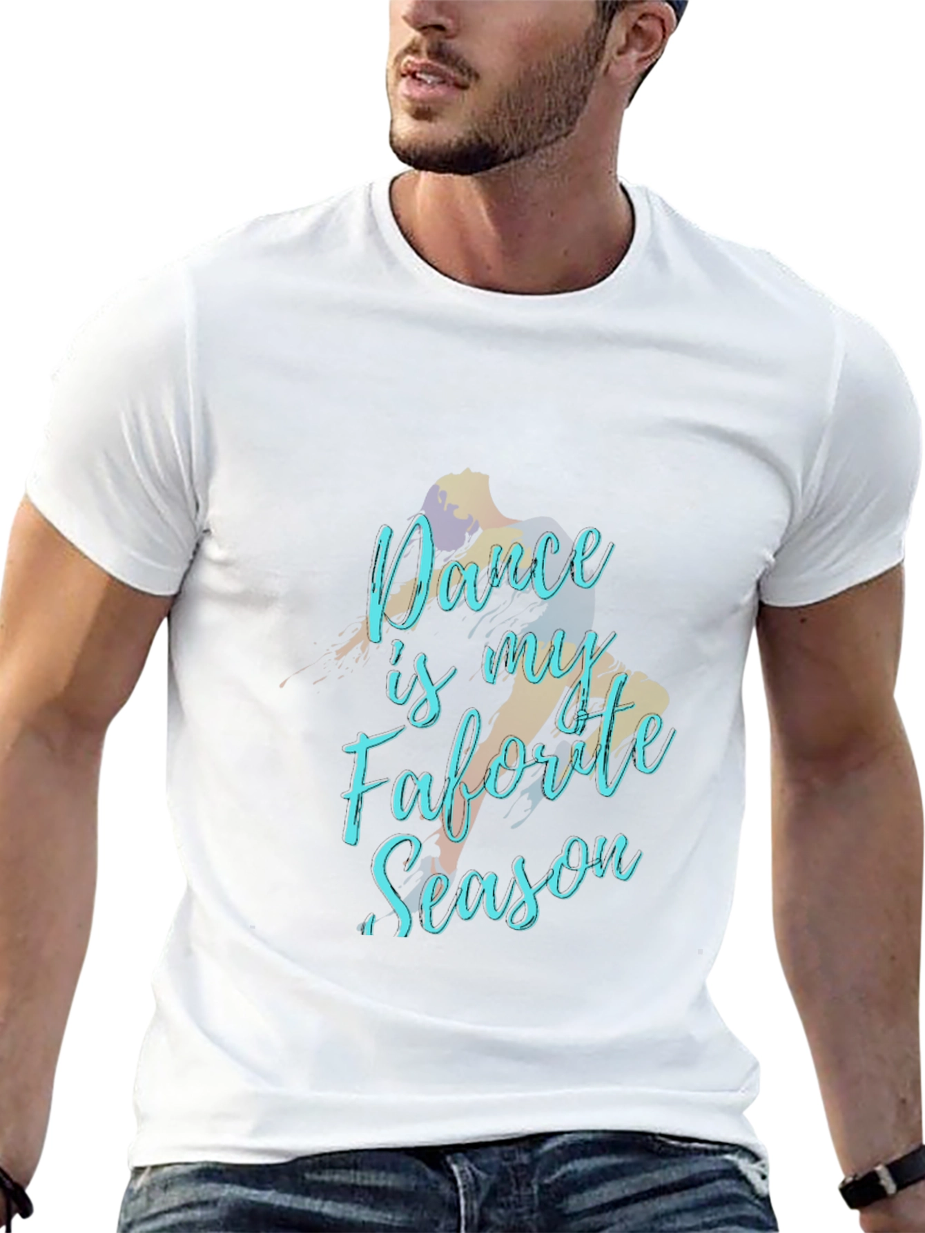 Dance is My Favorite Season Black T-Shirt