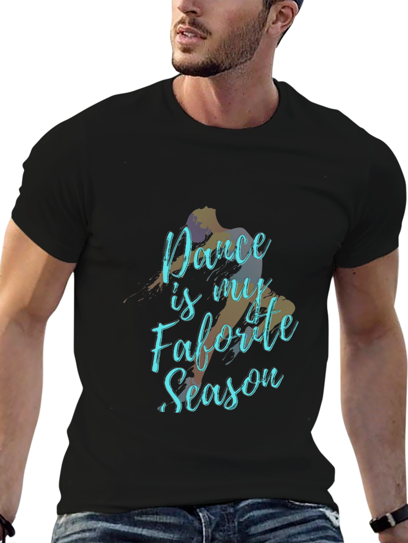 Dance is My Favorite Season Black T-Shirt