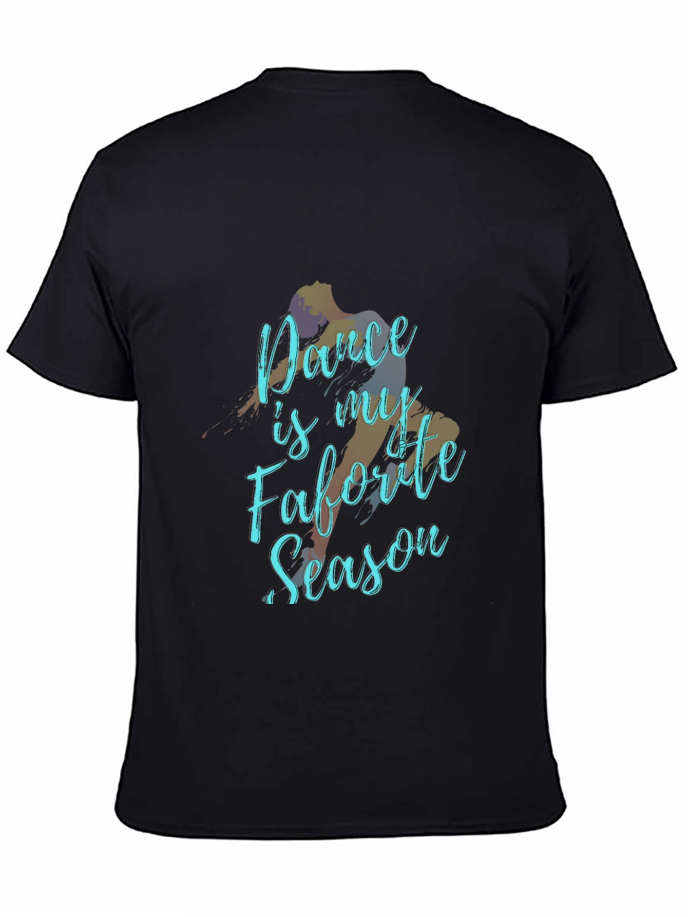 Dance is My Favorite Season Black T-Shirt