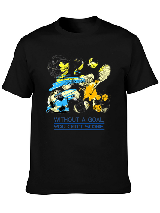 Sports Graphic Tee - Without a Goal You Cant Score
