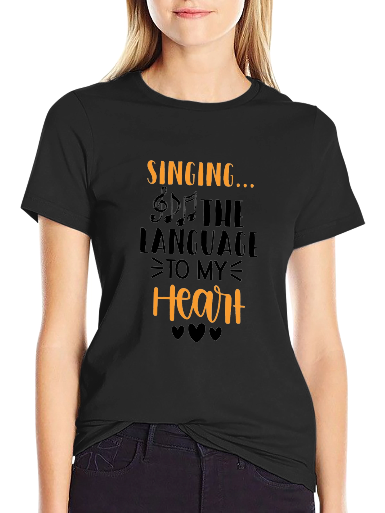 Singing is the Language to My Heart Tee