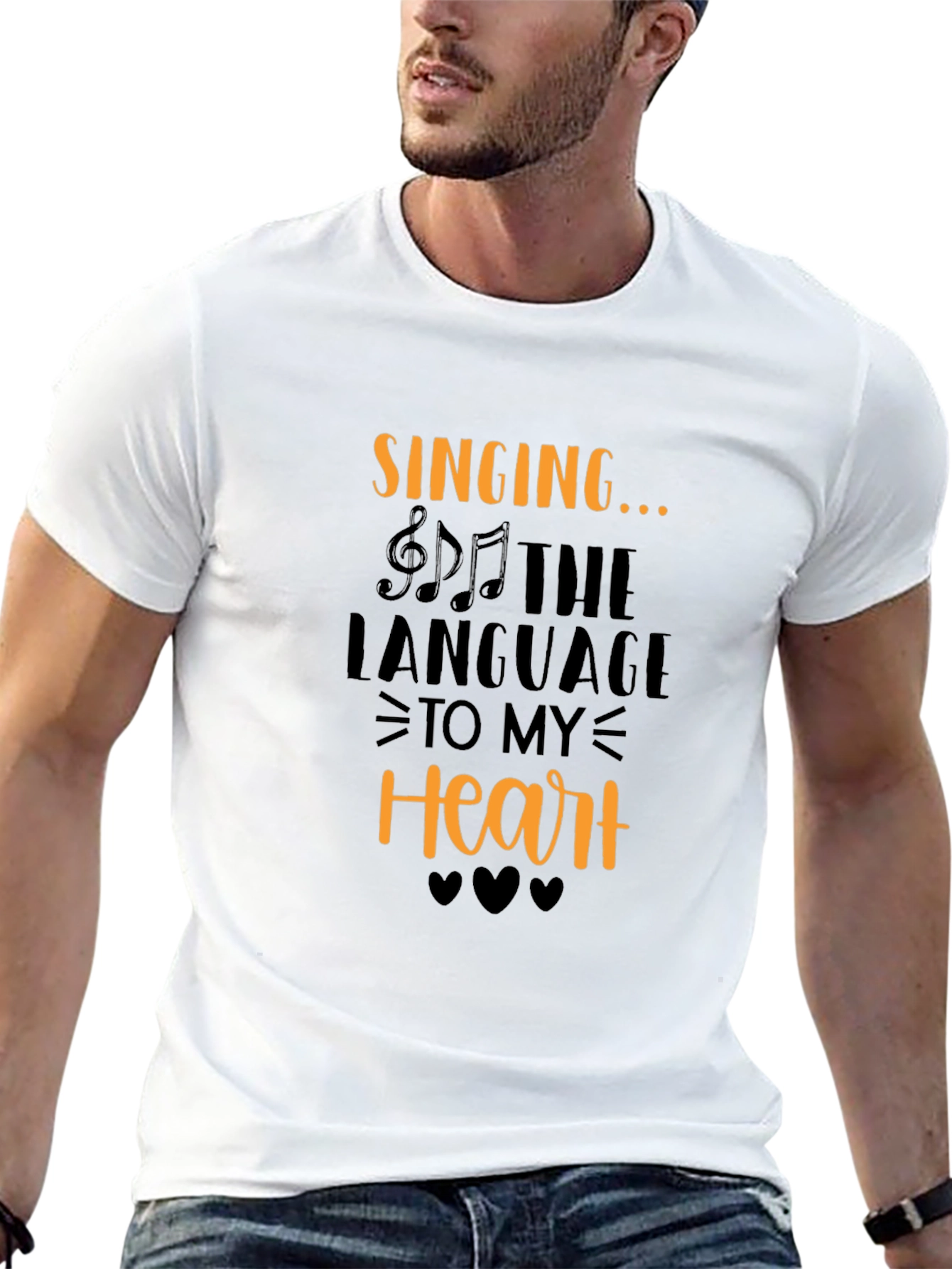 Singing is the Language to My Heart Tee