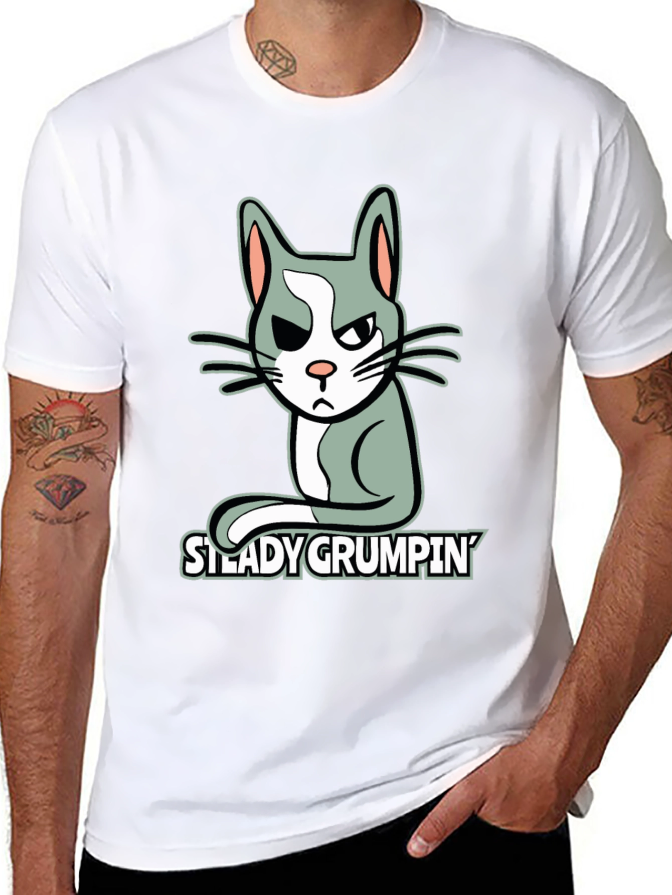 Grumpy Cat T-Shirt - Steady Grumpin Tee