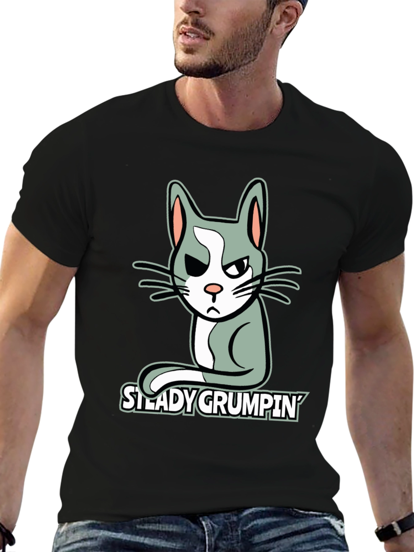 Grumpy Cat T-Shirt - Steady Grumpin Tee