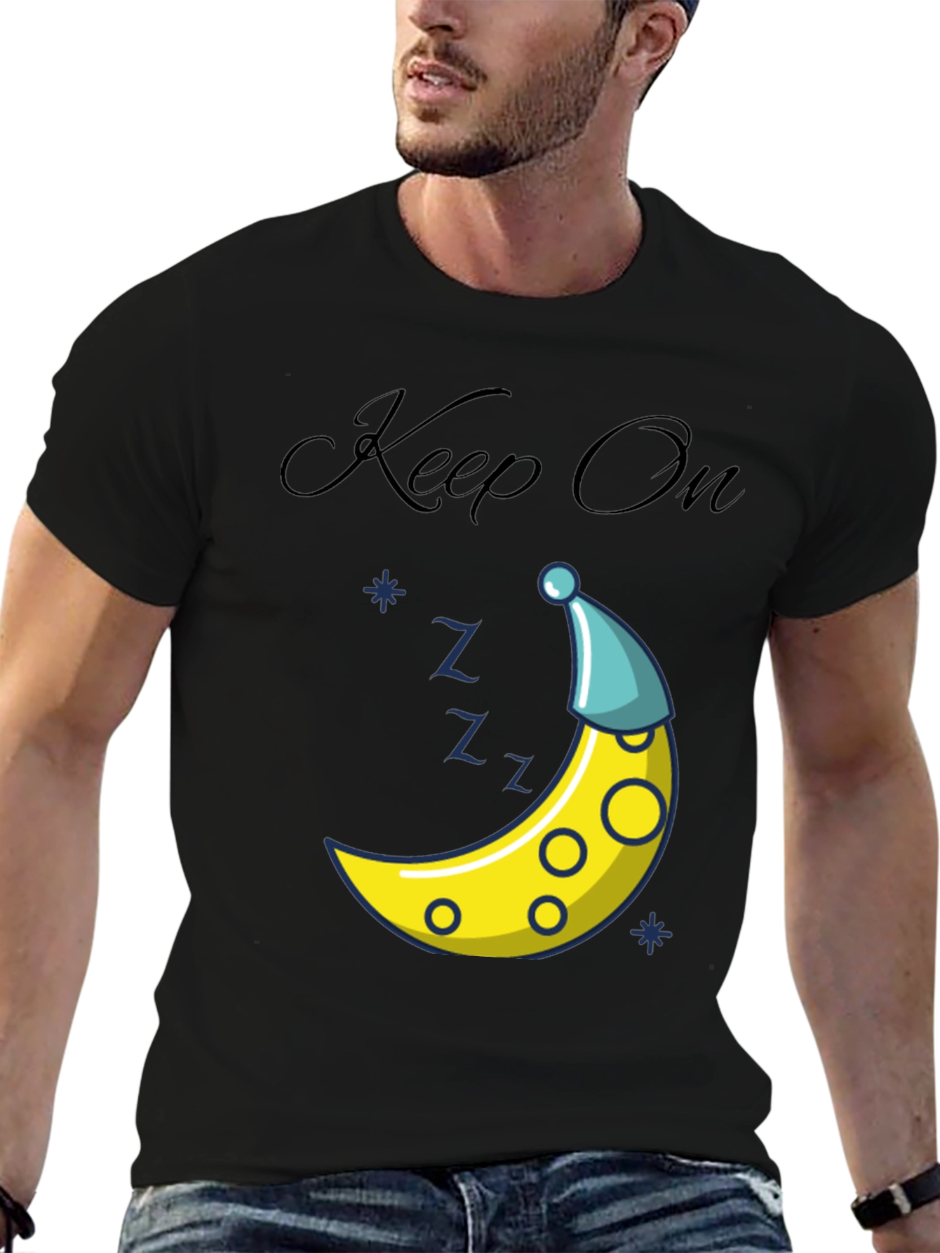Sleepy Moon T-Shirt - Keep On Dreamin