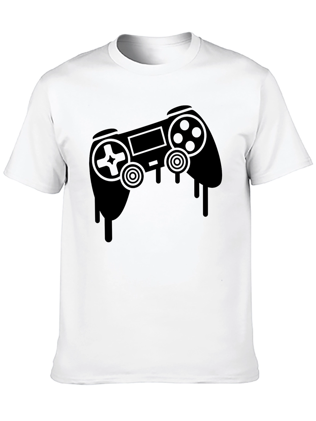 Dripping Controller Graphic Tee - Gamer Style