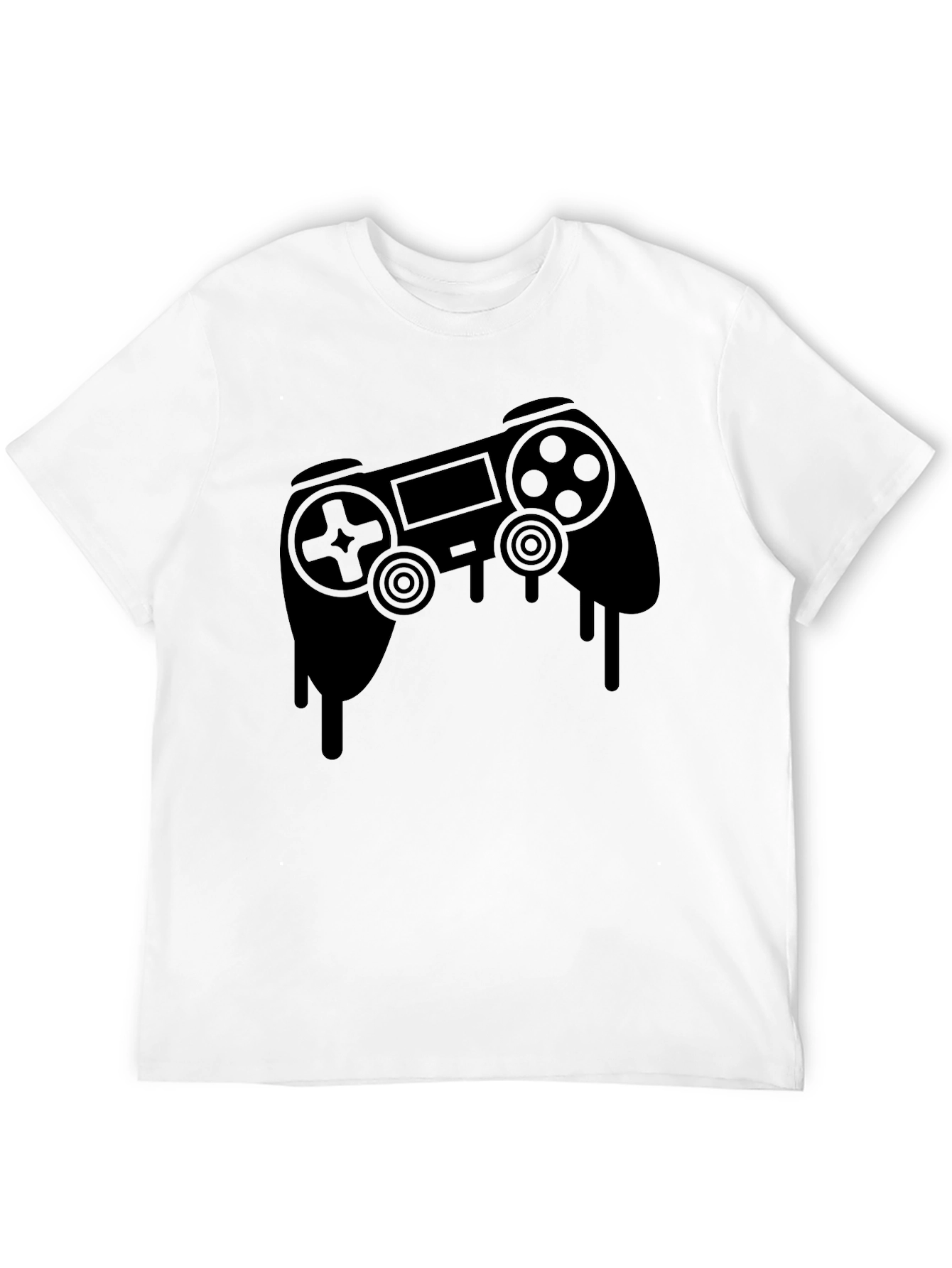 Dripping Controller Graphic Tee - Gamer Style