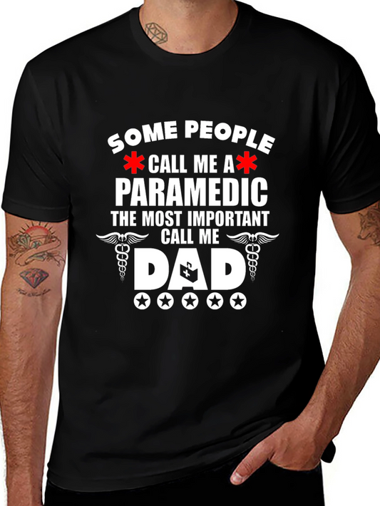 Paramedic Dad T-Shirt - Gift for Hero Dads
