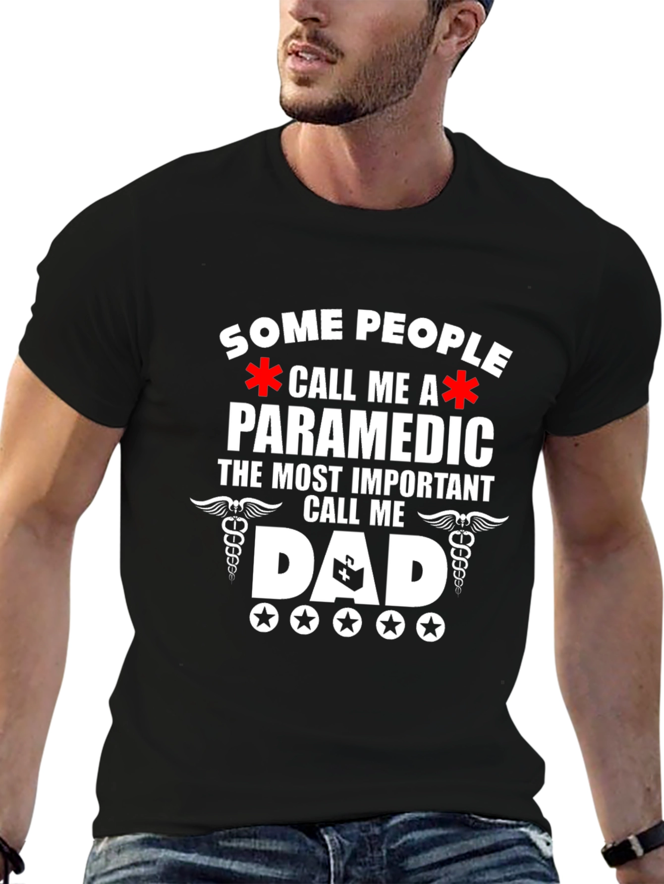 Paramedic Dad T-Shirt - Gift for Hero Dads
