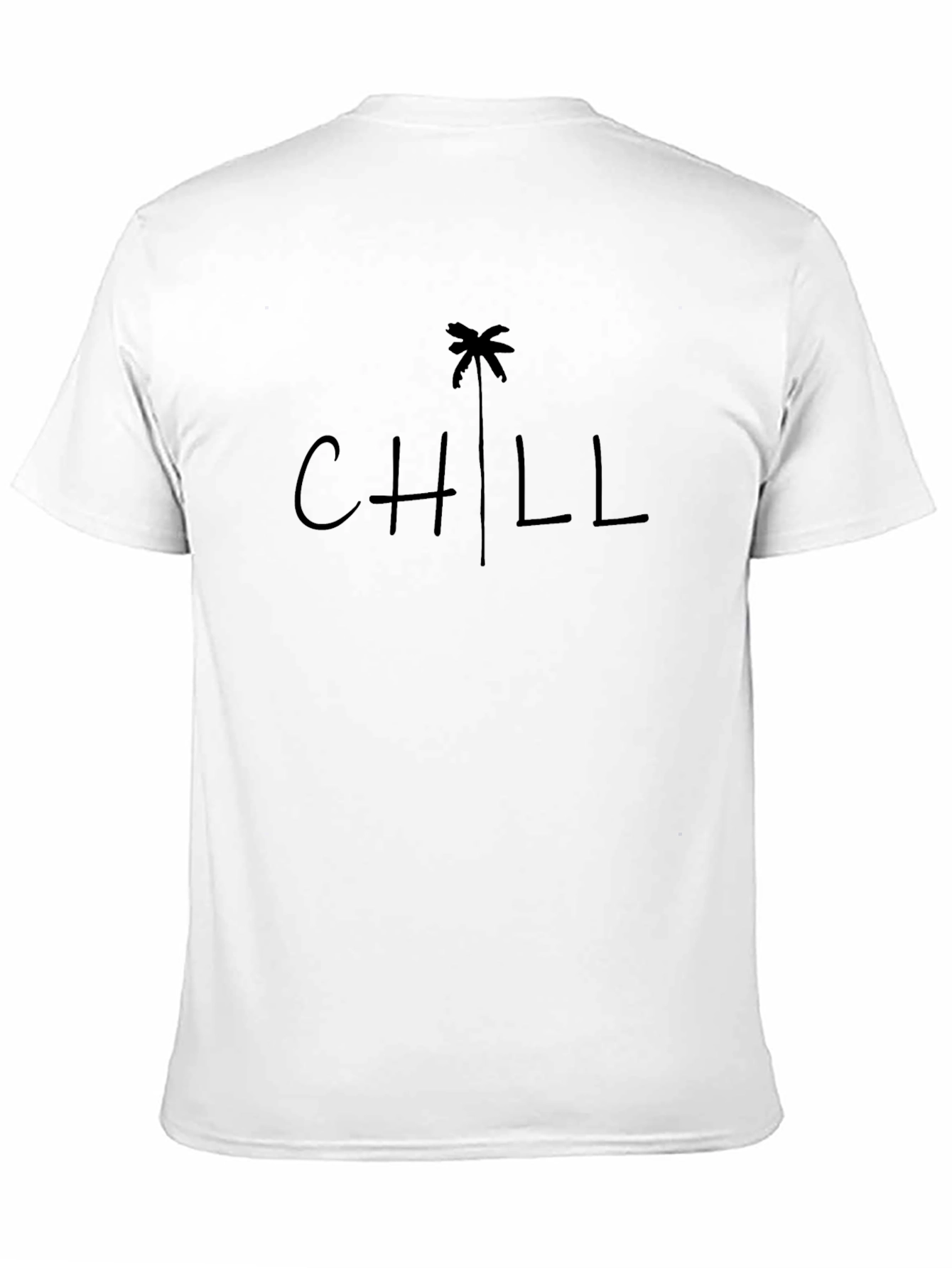 Chill Palm Tree Graphic Tee - Relaxed Vibe