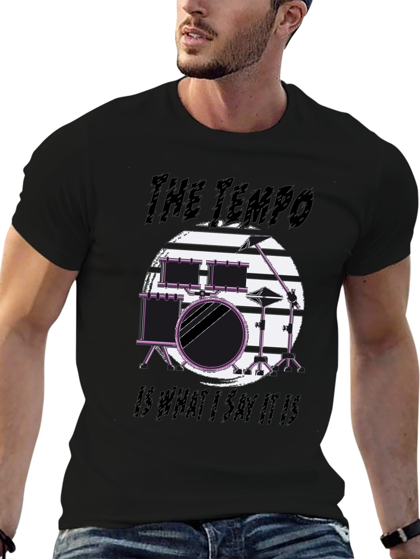 The Tempo Drummer T-Shirt - Musician Tee