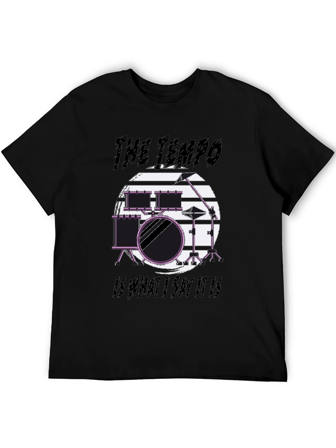 The Tempo Drummer T-Shirt - Musician Tee