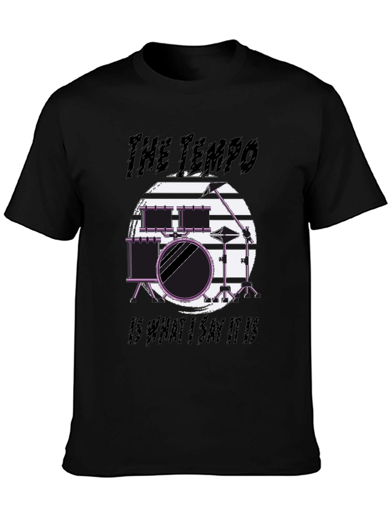 The Tempo Drummer T-Shirt - Musician Tee