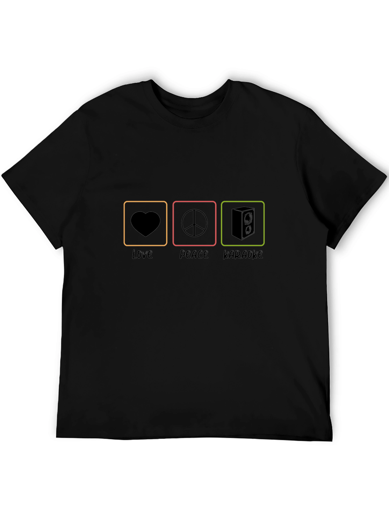 Love Peace Karaoke T-Shirt - Soft Cotton Tee