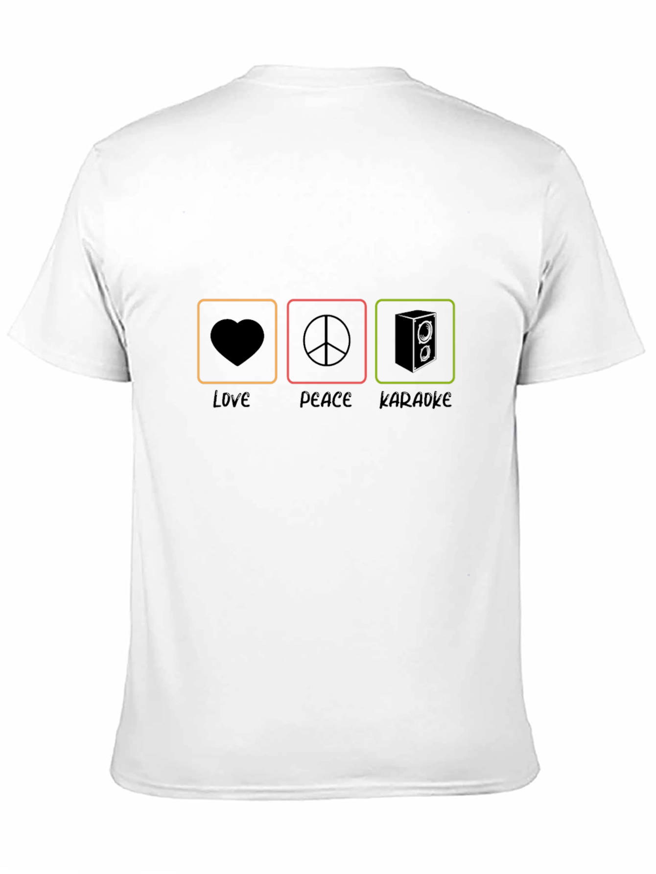 Love Peace Karaoke T-Shirt - Soft Cotton Tee