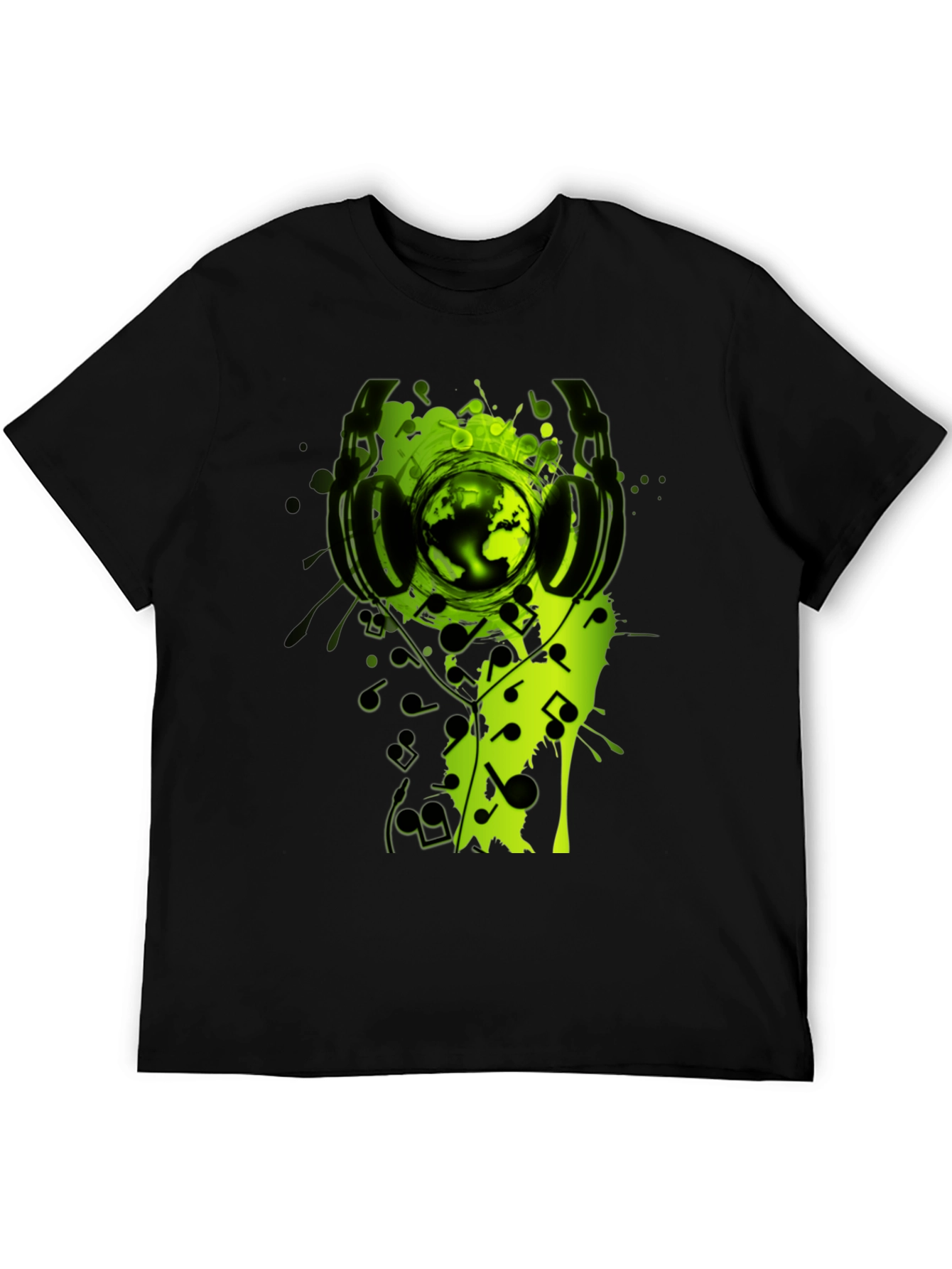 World Music Graphic Tee - Black