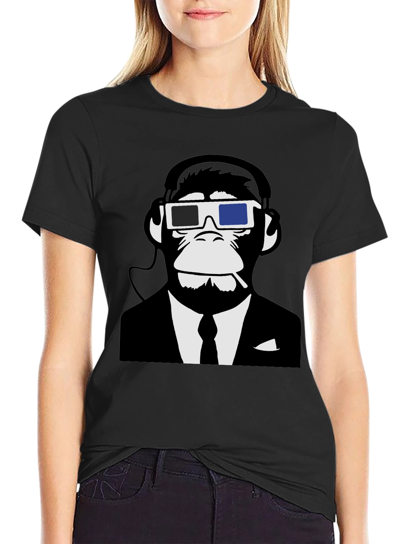 Monkey Suit Graphic T-Shirt - Cool Ape Design