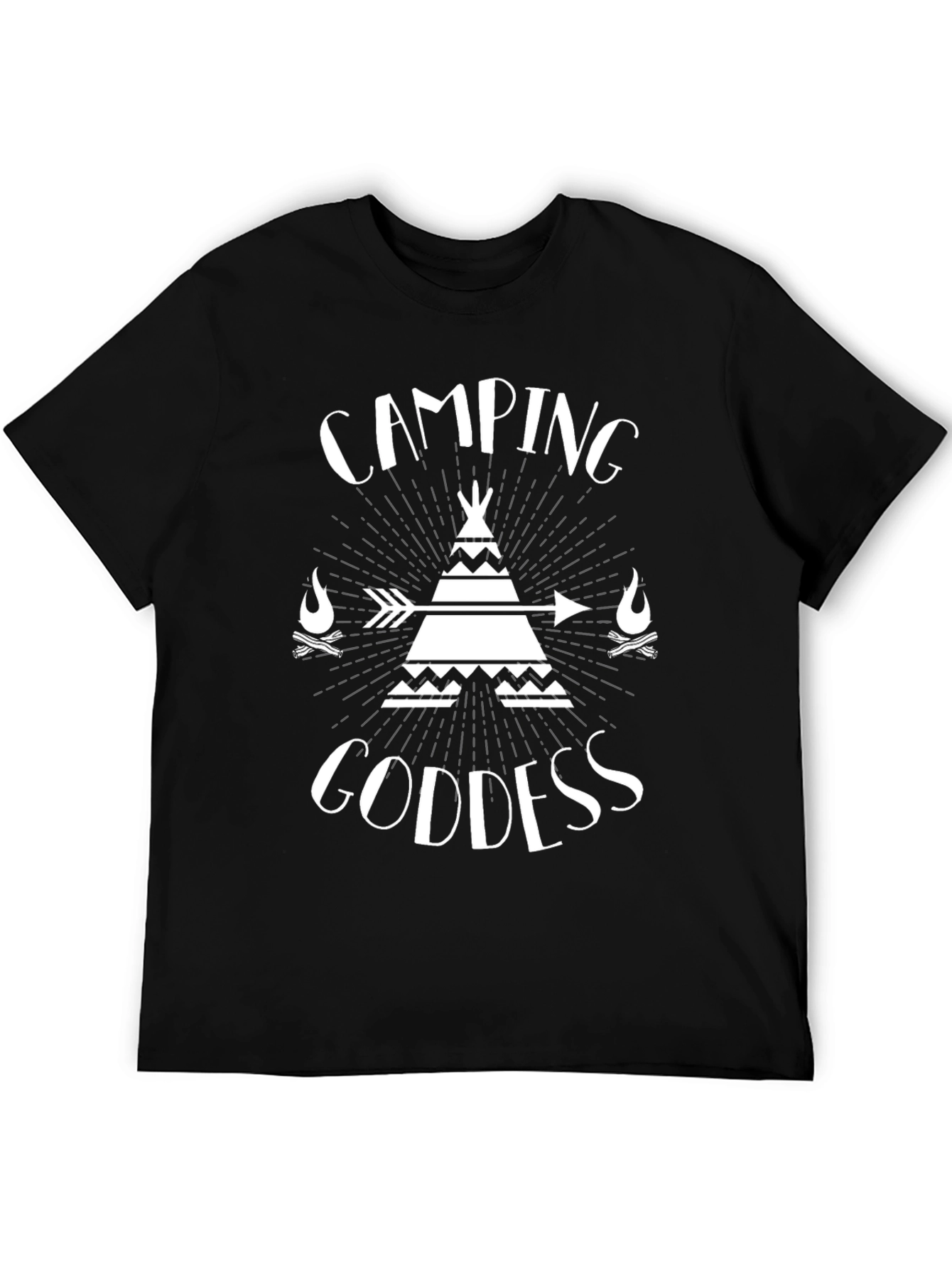 Camping Goddess Graphic T-Shirt