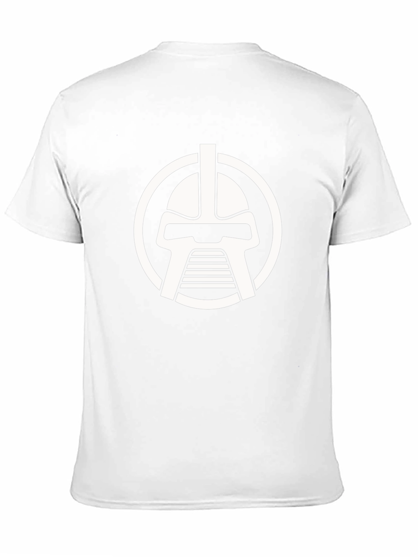 Sci-Fi Helmet Graphic Black T-Shirt