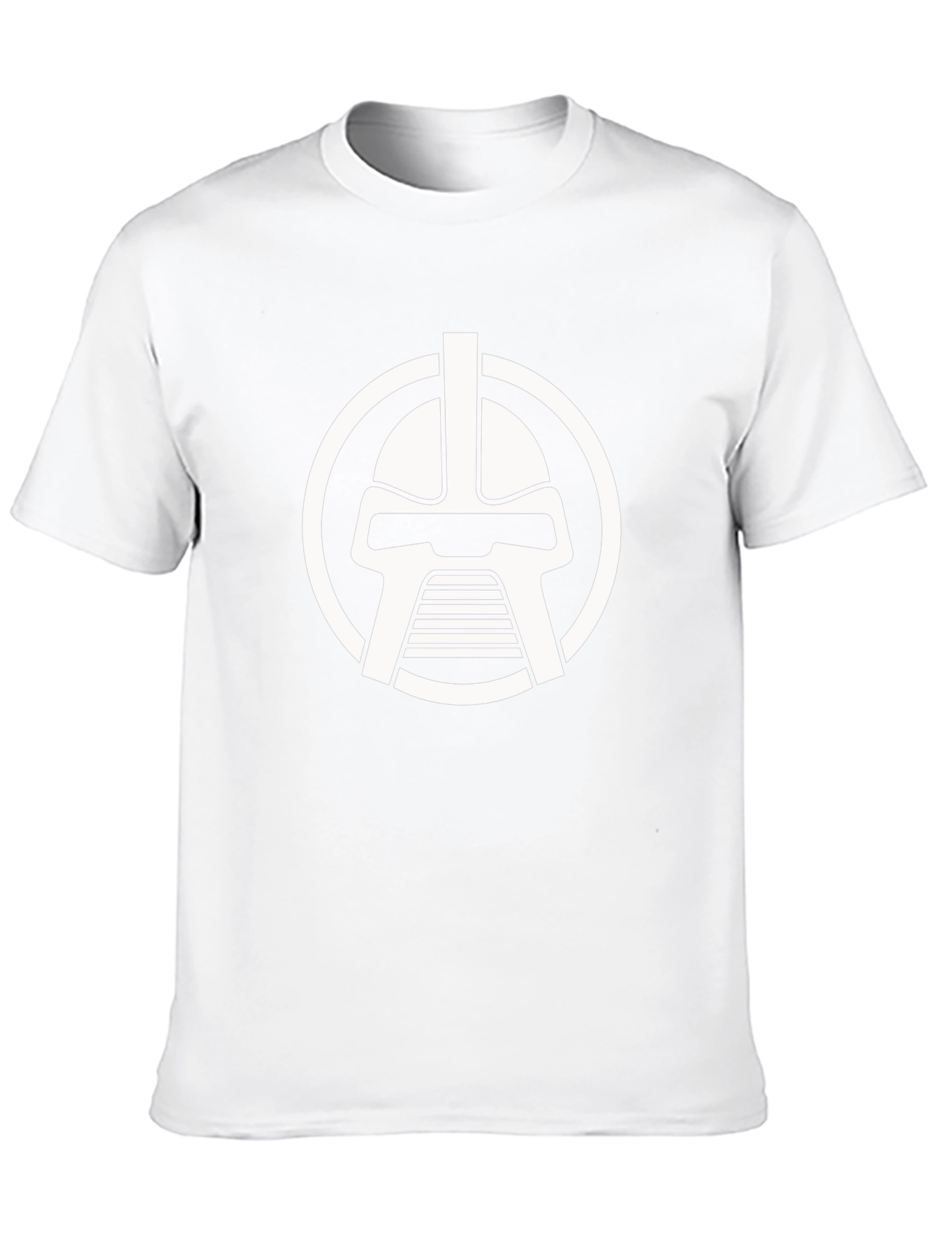 Sci-Fi Helmet Graphic Black T-Shirt