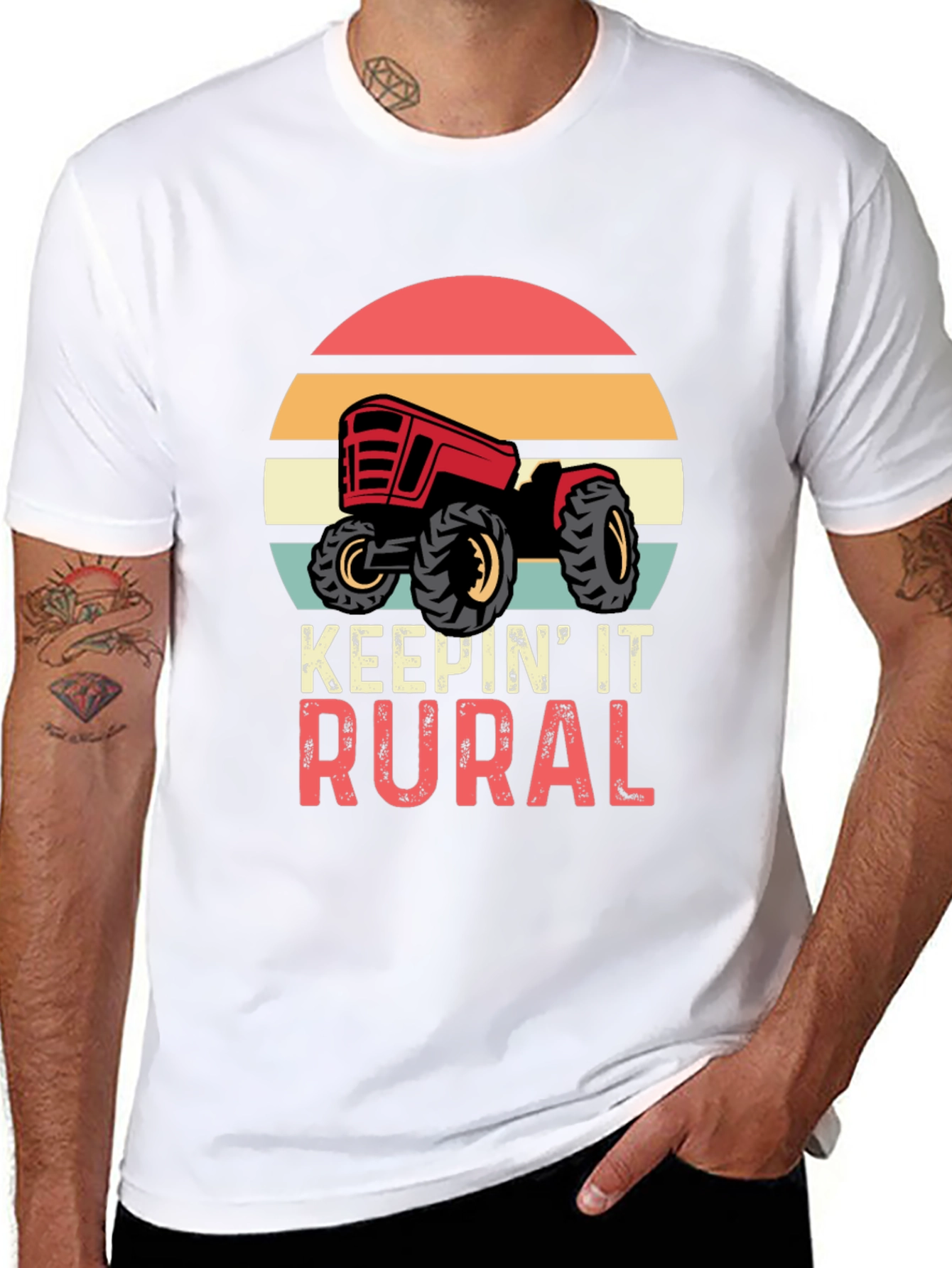Keepin It Rural Tractor Graphic Tee