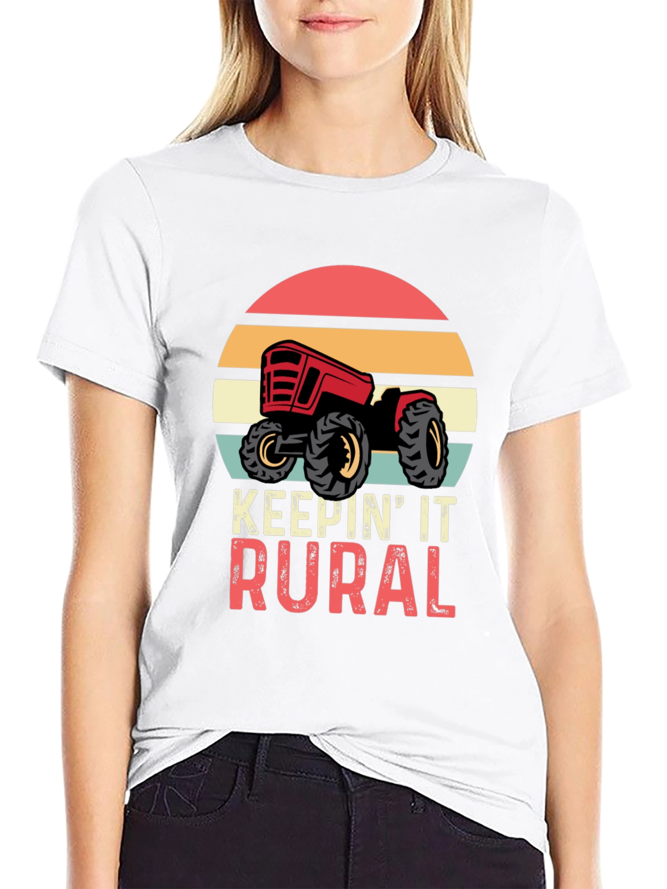 Keepin It Rural Tractor Graphic Tee