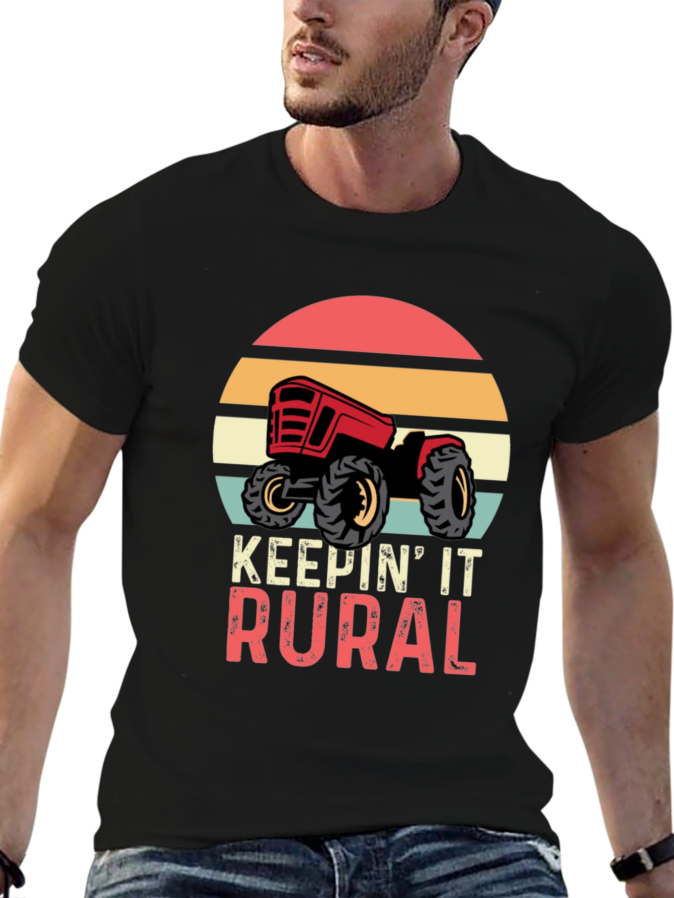 Keepin It Rural Tractor Graphic Tee
