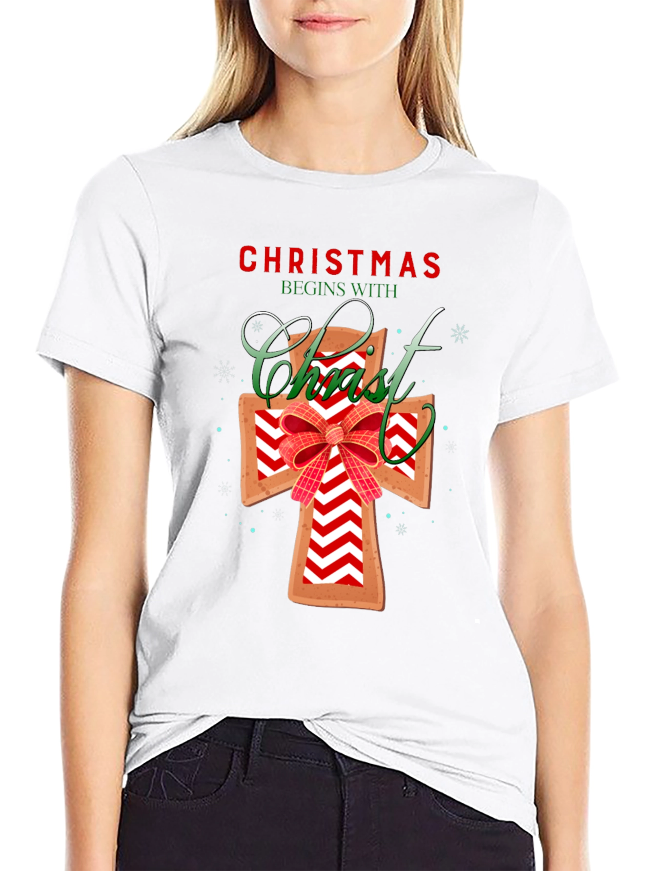 Christmas Begins With Christ T-Shirt