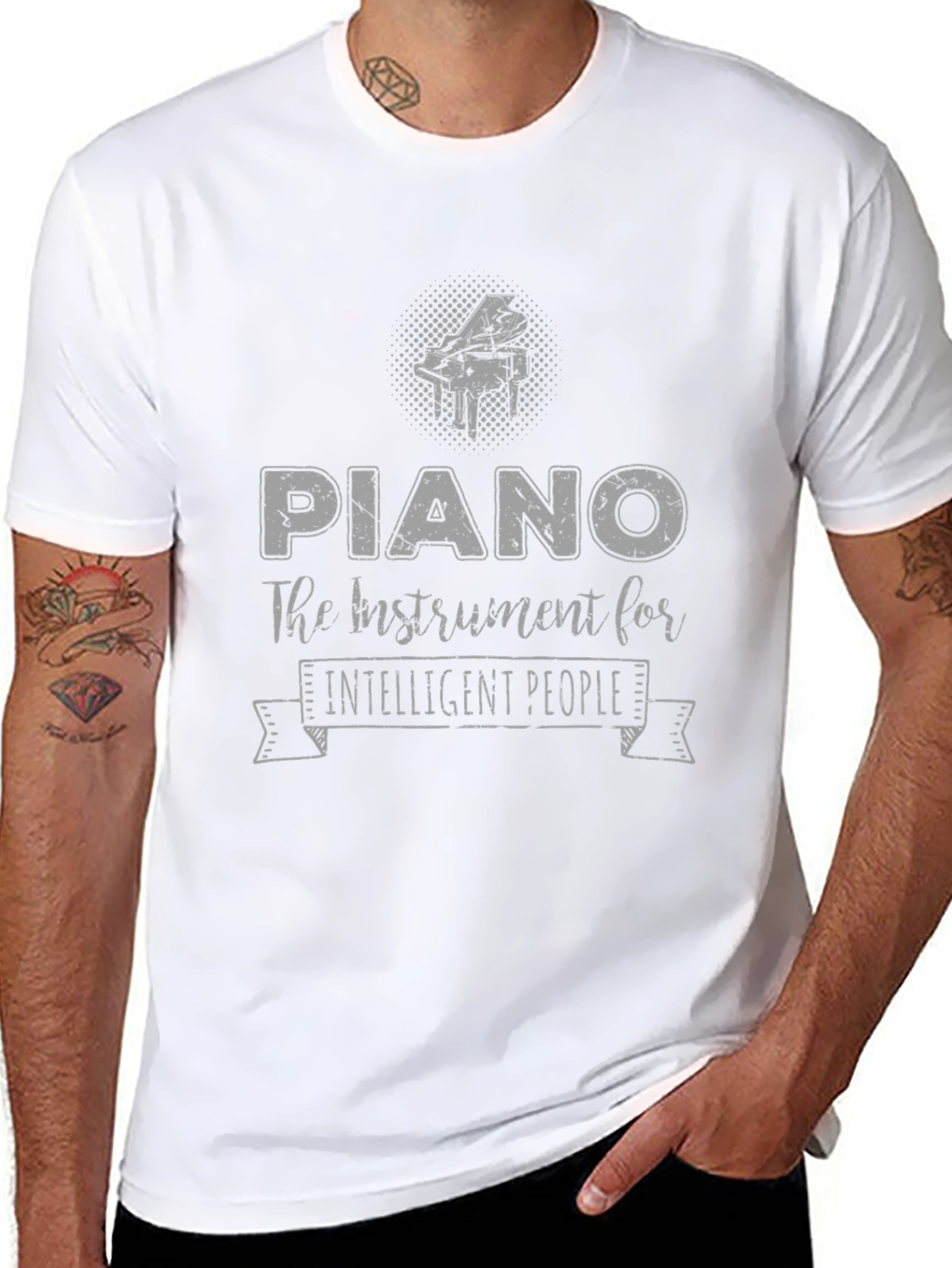Piano Intelligent People T-Shirt