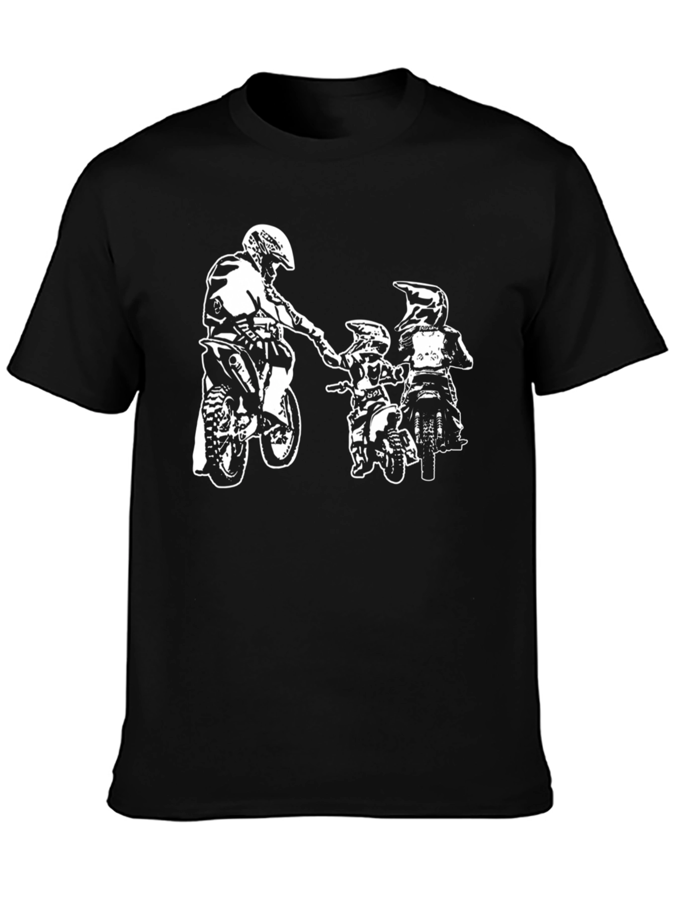 Dad and Kids Dirt Bike T-Shirt