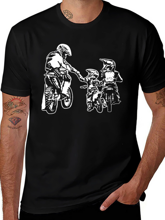 Dad and Kids Dirt Bike T-Shirt