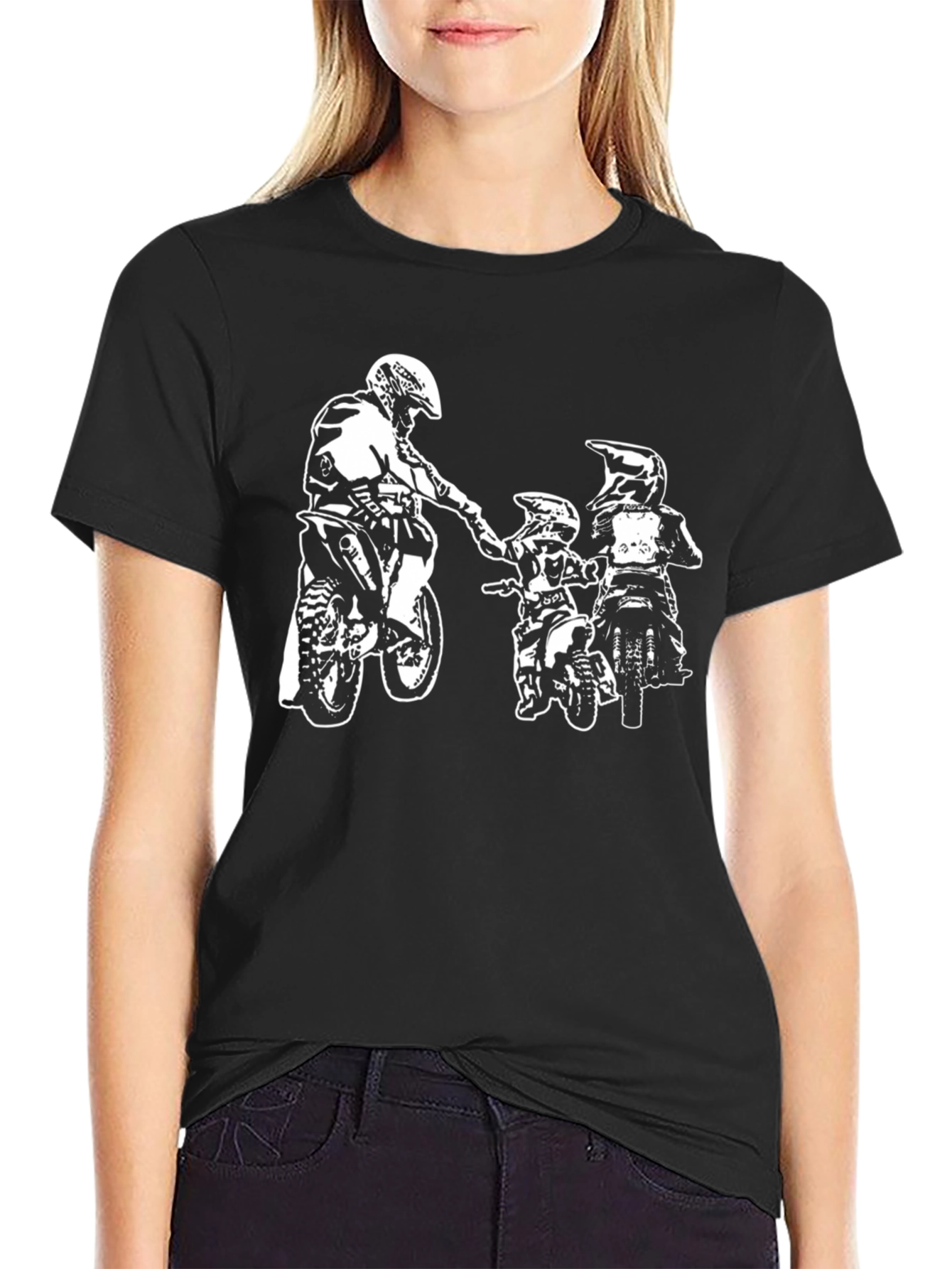 Dad and Kids Dirt Bike T-Shirt