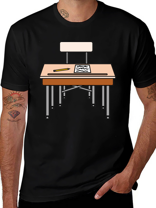 School Desk T-Shirt - Back to School Style