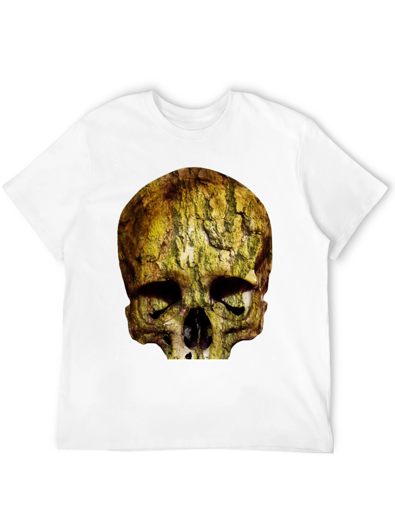 Skull Bark Graphic Tee - Unique Print Shirt
