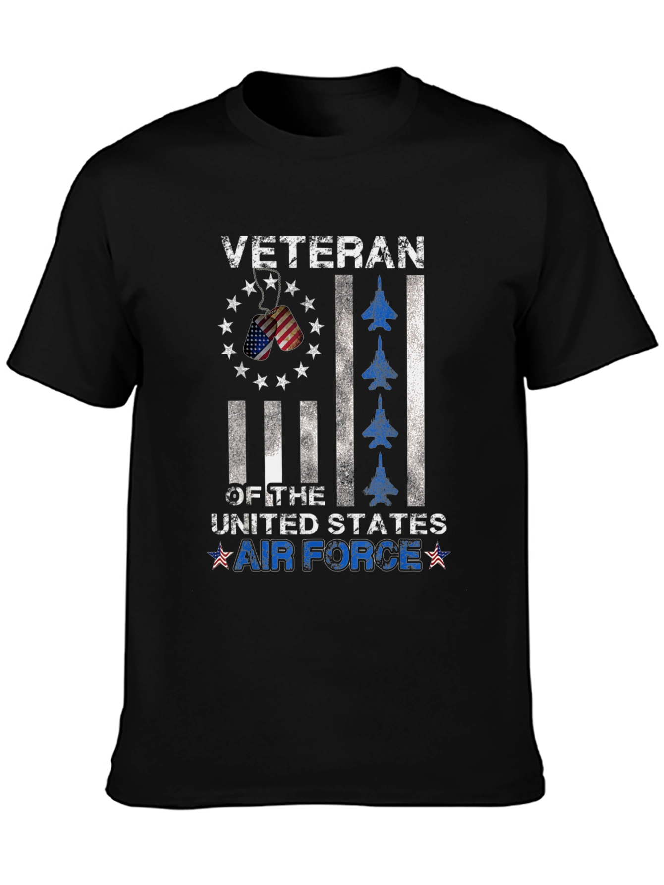 Veteran Air Force T-Shirt - Patriotic Design
