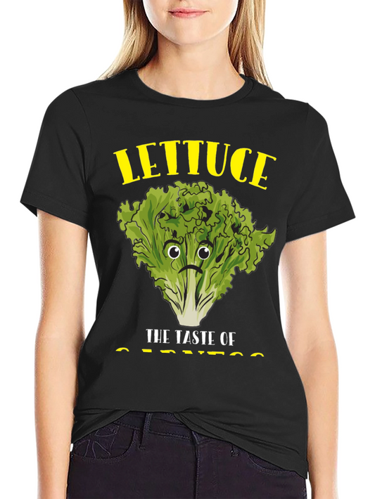 Lettuce Taste of Sadness Black T-Shirt
