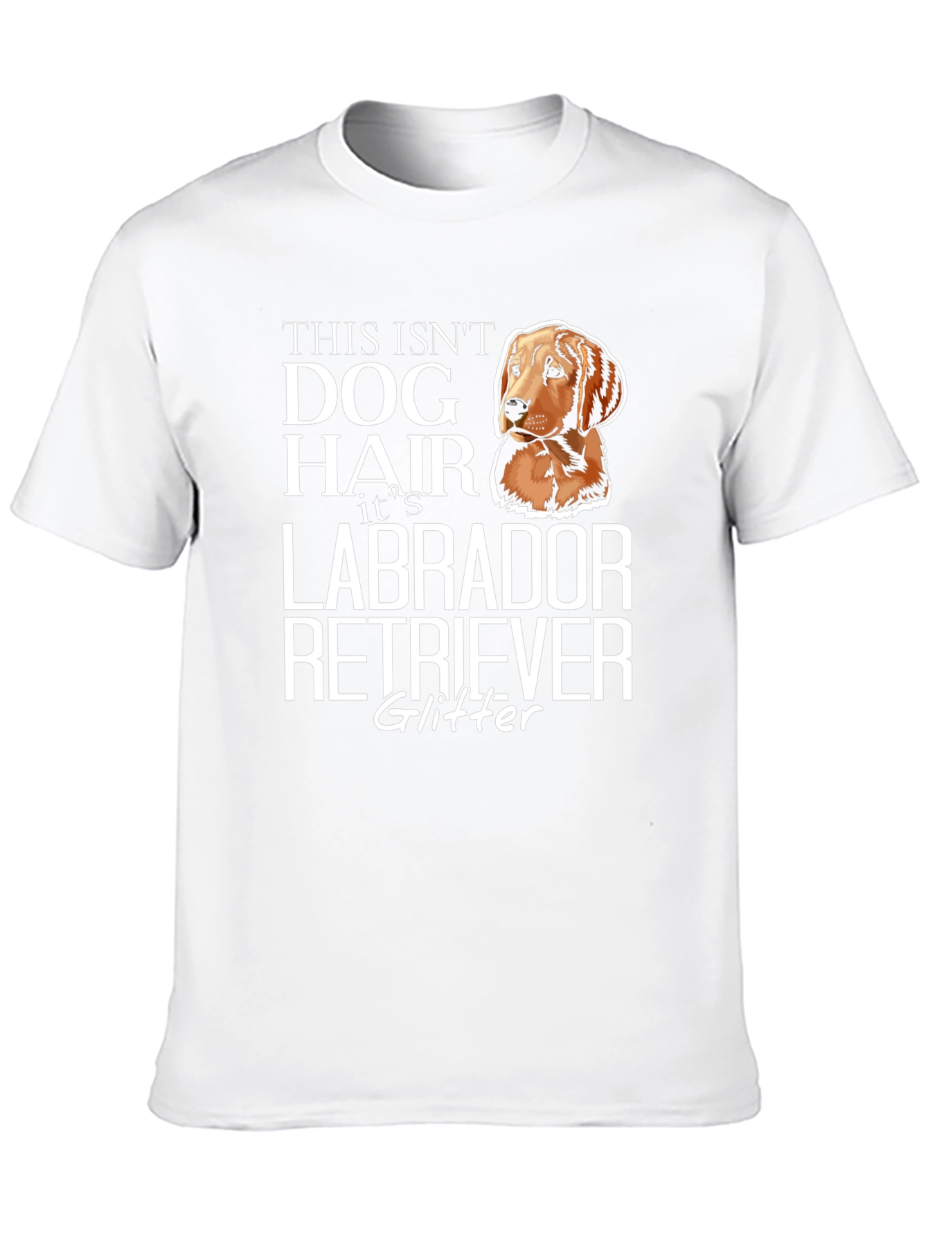 Labrador Retriever Glitter T-Shirt - Dog Lover Tee