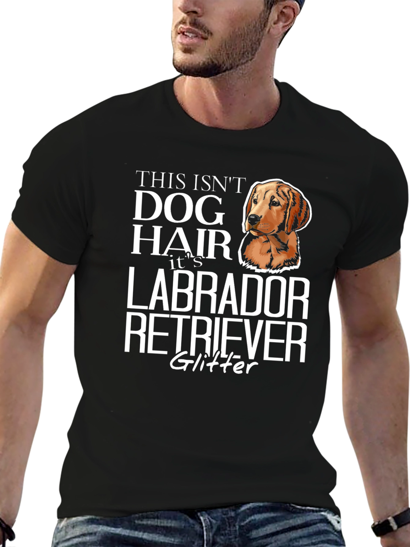 Labrador Retriever Glitter T-Shirt - Dog Lover Tee