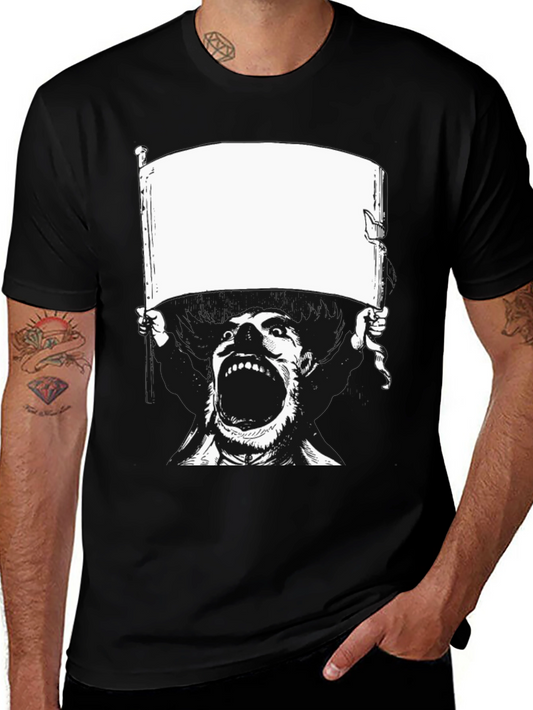 Protest Graphic Tee - Bold Statement T-Shirt