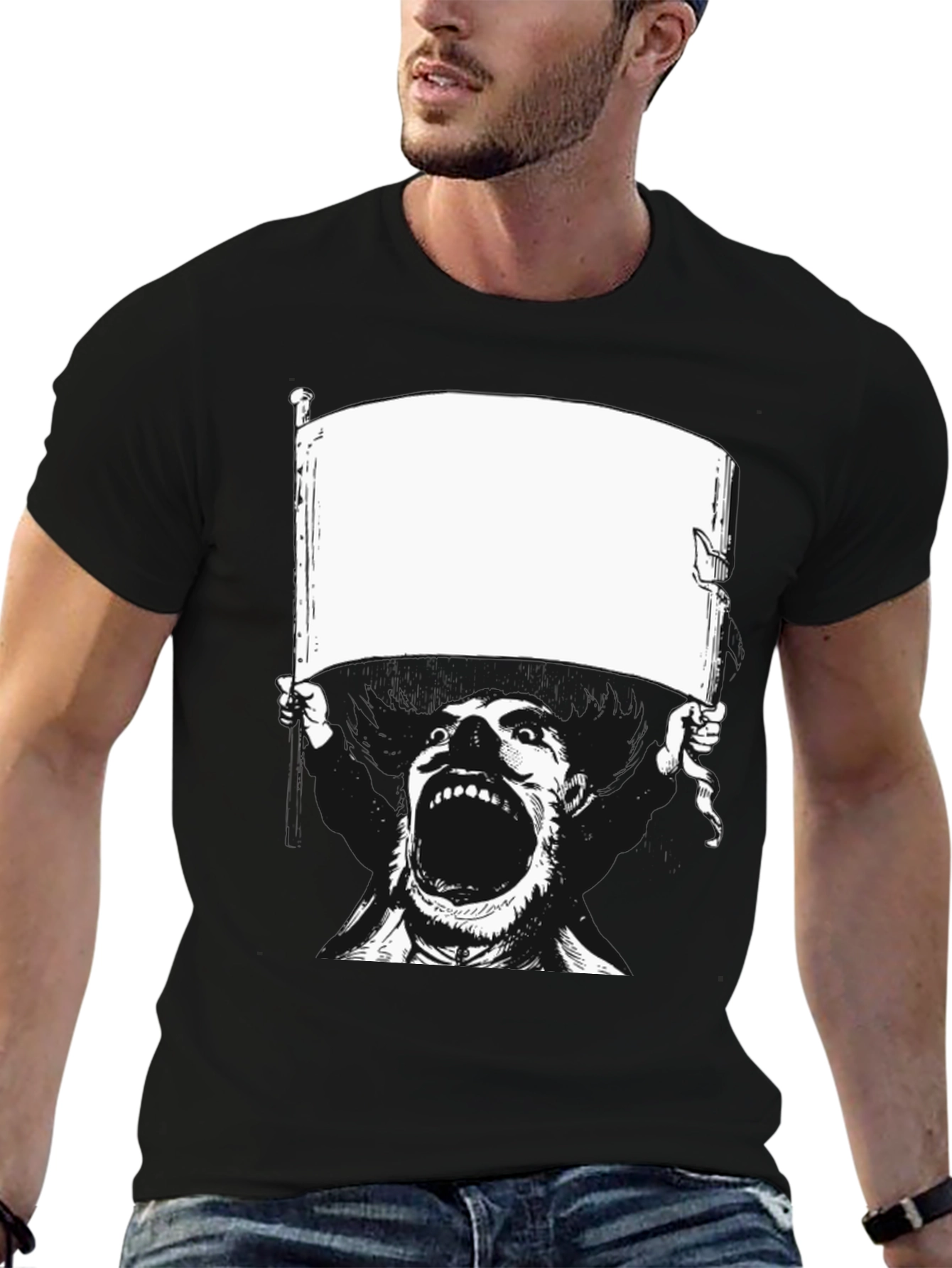 Protest Graphic Tee - Bold Statement T-Shirt