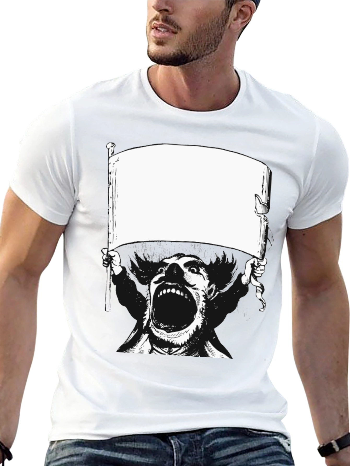 Protest Graphic Tee - Bold Statement T-Shirt