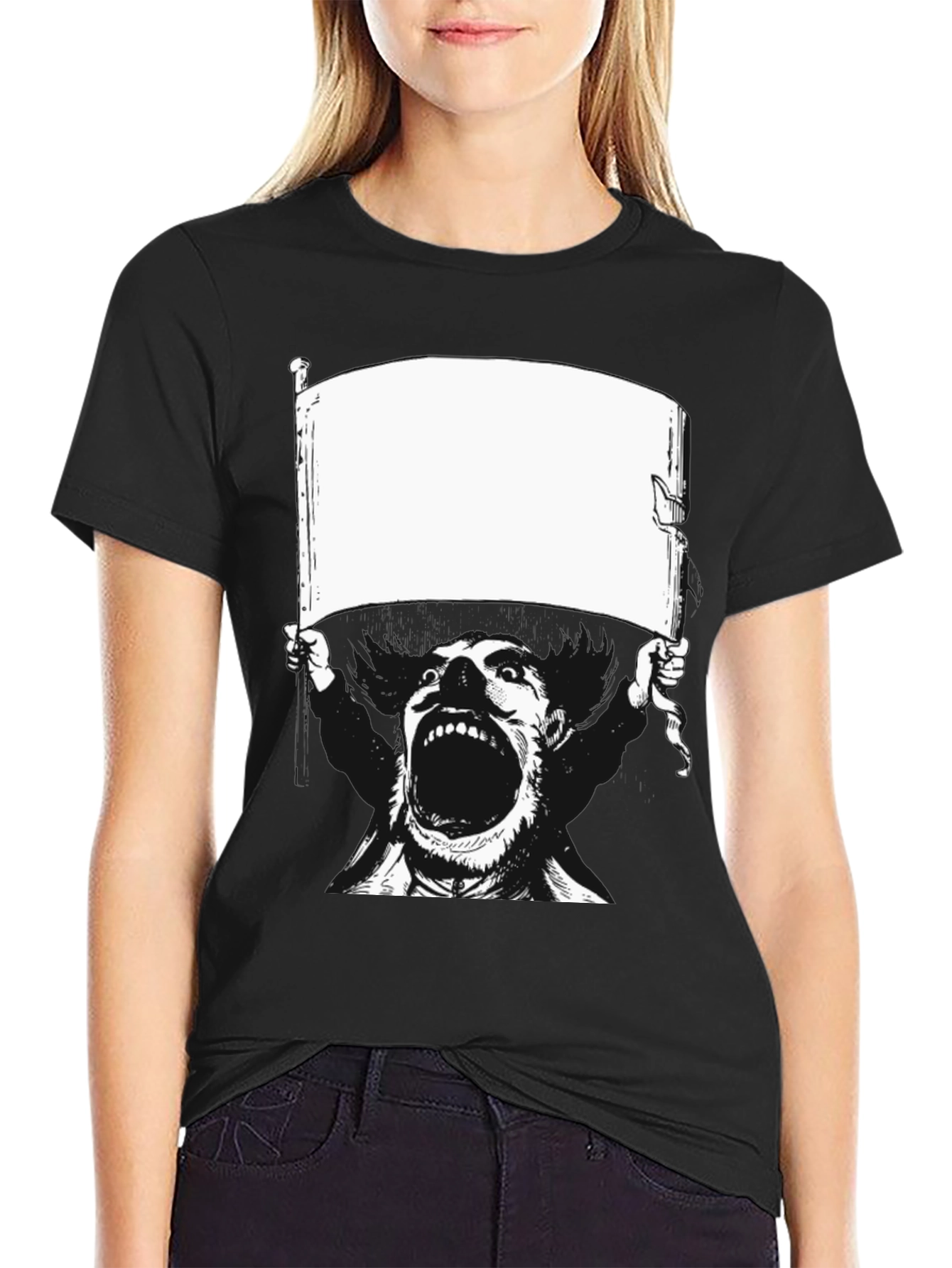 Protest Graphic Tee - Bold Statement T-Shirt