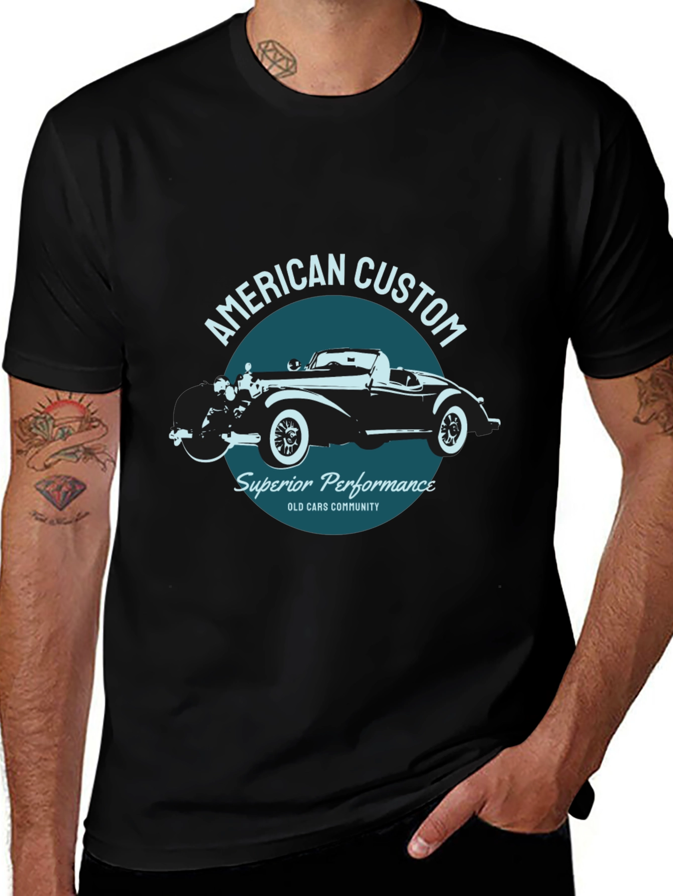 American Custom Car Graphic Tee