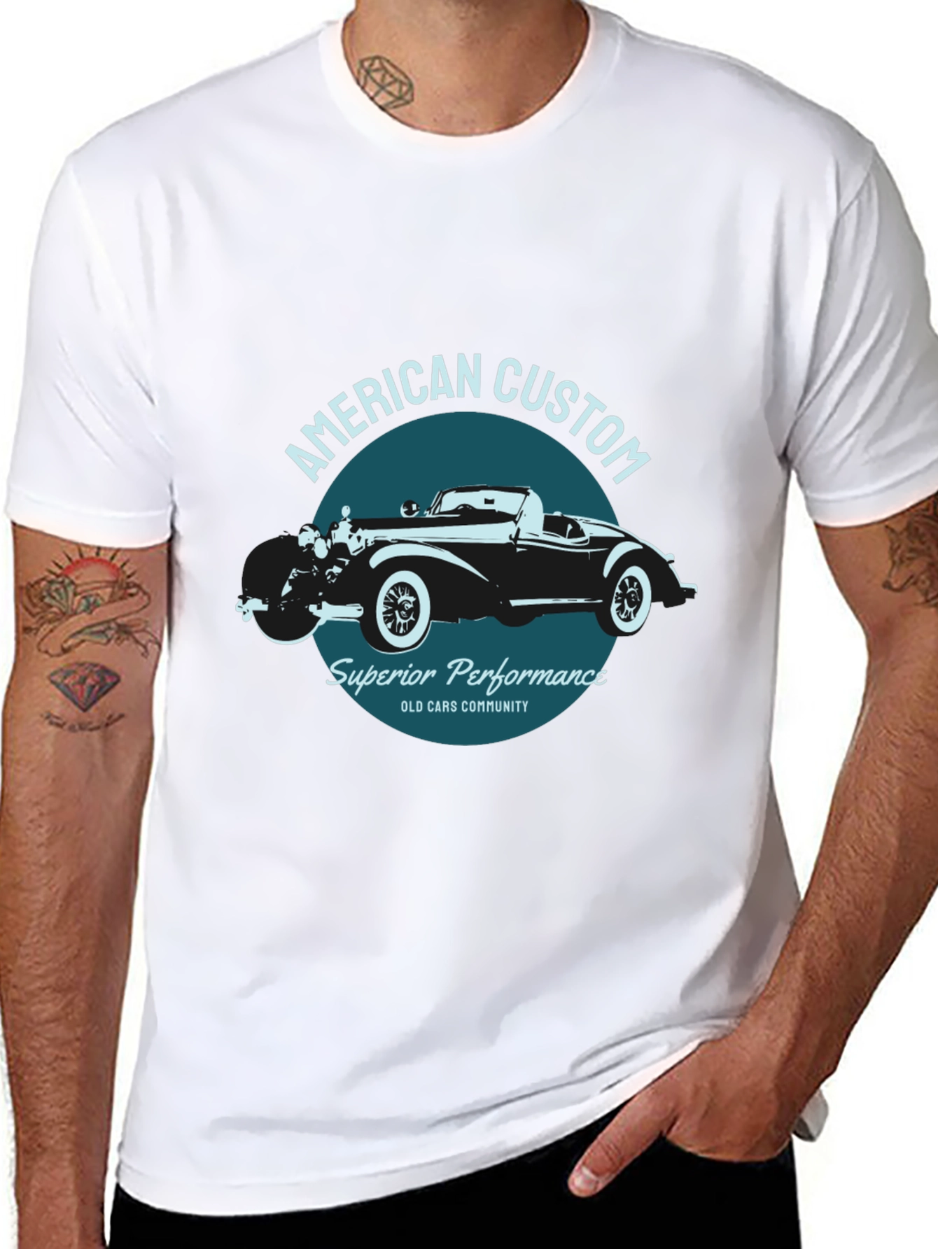 American Custom Car Graphic Tee
