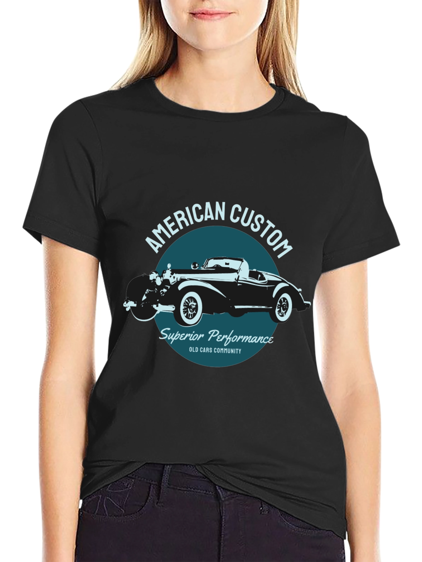 American Custom Car Graphic Tee
