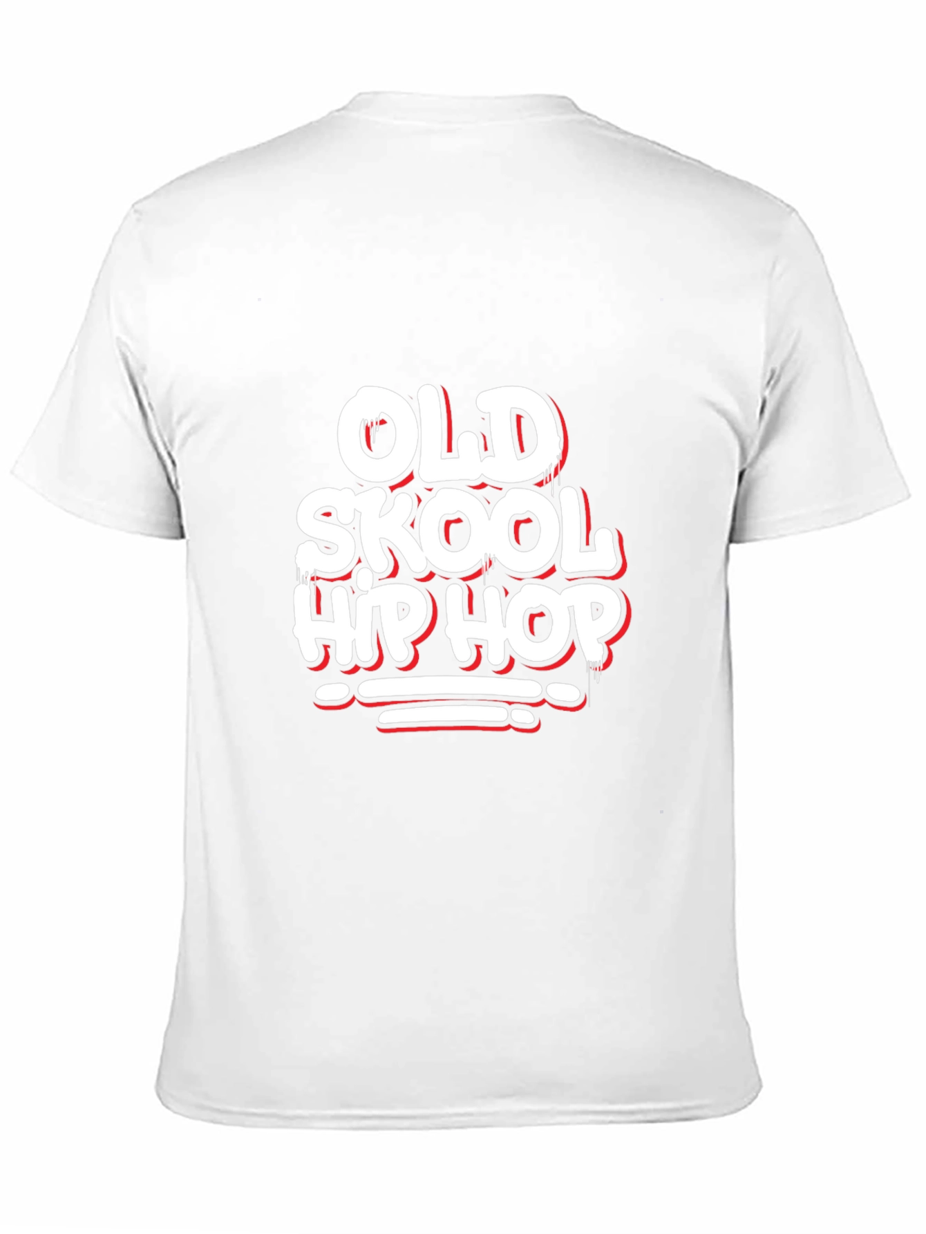 Old Skool Hip Hop Graphic Black T-Shirt