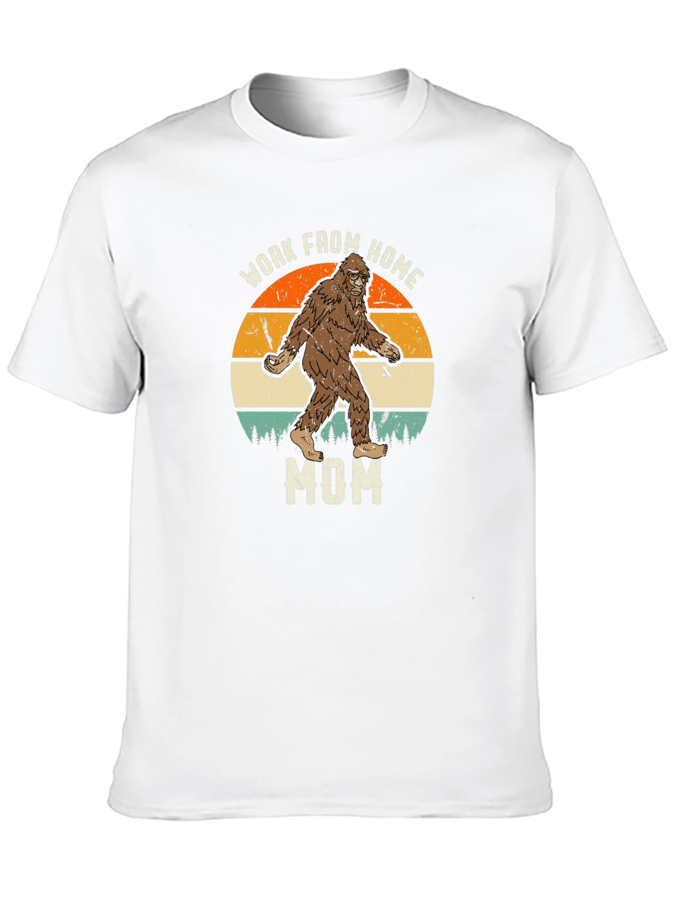 Work From Home Mom Sasquatch T-Shirt