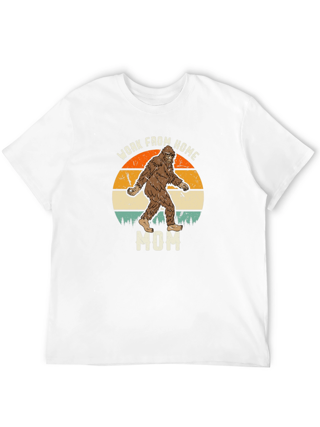 Work From Home Mom Sasquatch T-Shirt