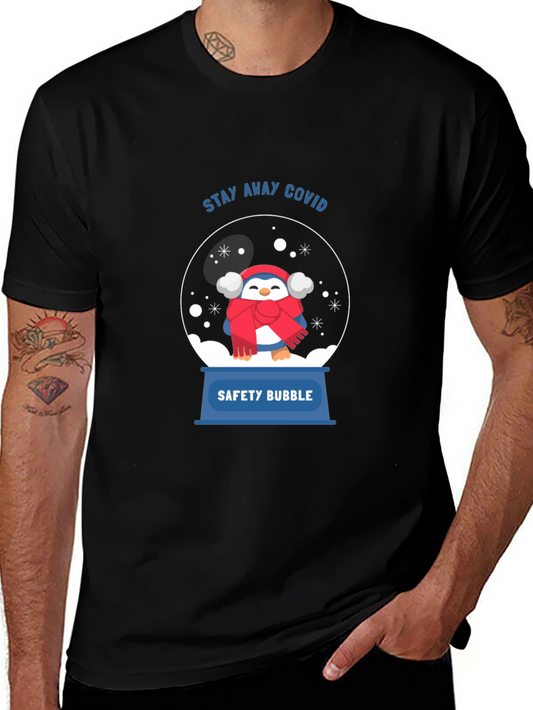 Safety Bubble Penguin Graphic Tee