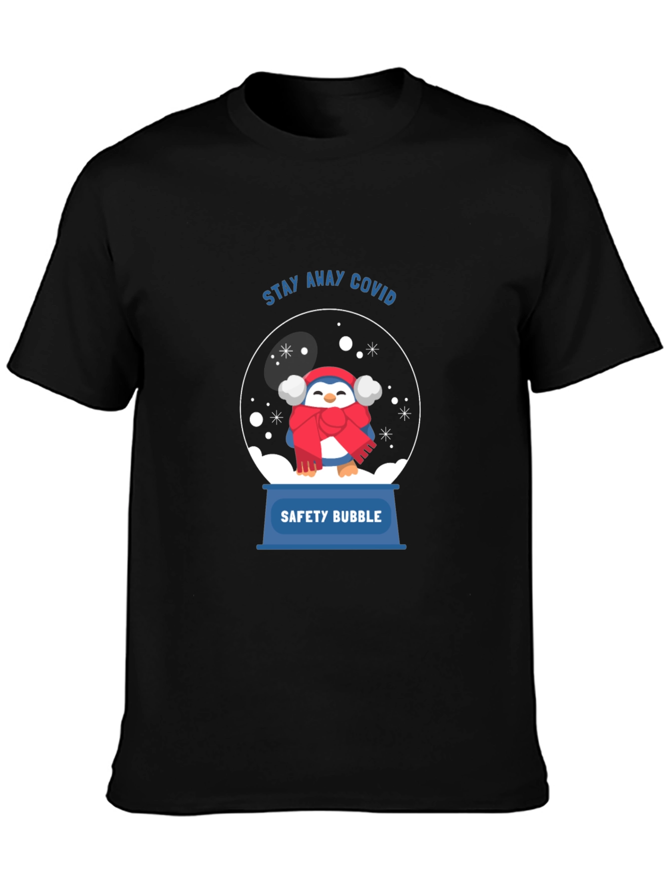 Safety Bubble Penguin Graphic Tee